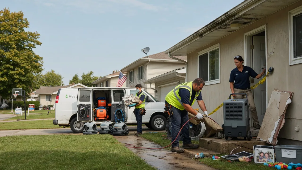 Water Damage Restoration in Grantville, KS near me